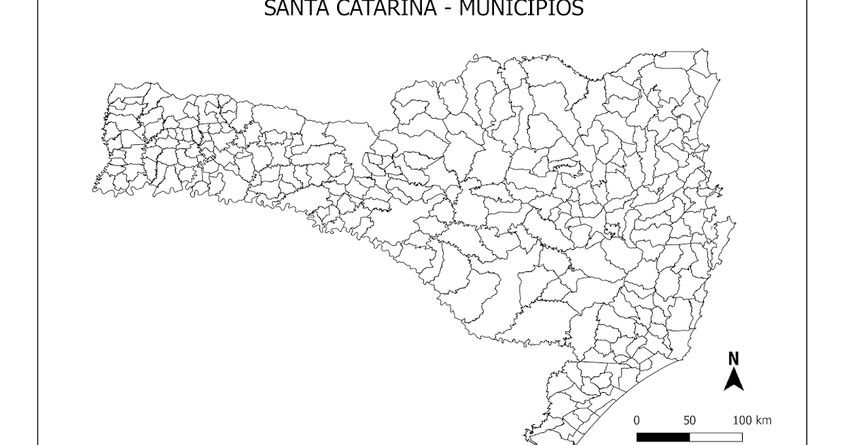 MAPA MUNICÍPIOS DE SANTA CATARINA Suporte Geográfico MAPA MUNICÍPIOS DE SANTA CATARINA Suporte Geográfico