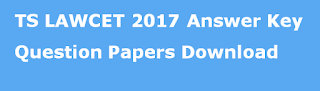 TSLAWCET Question Papers with Answers PDF Key Paper 2017