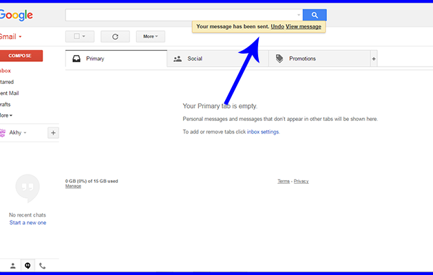 Cara Membatalkan Email