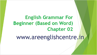 English Grammar For Beginner Based on Word