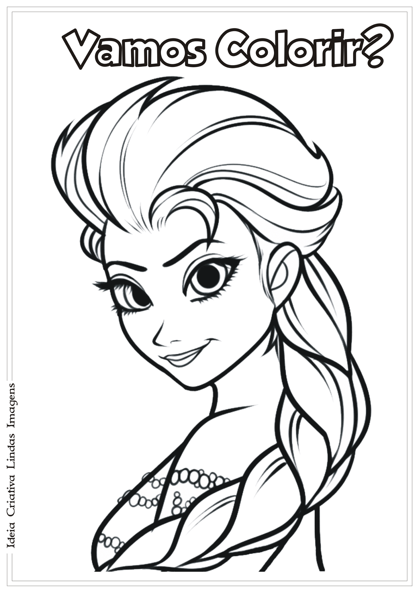 Desenhos de Elsa - Como desenhar Elsa passo a passo