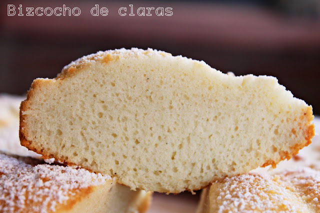 BIZCOCHO DE CLARAS CON THERMOMIX