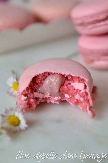 Macarons à la fraise de Christophe Felder