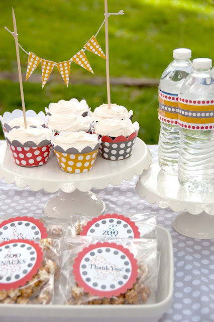 Kara s Party Ideas Vintage Polka Dot Zoo Party  - 87