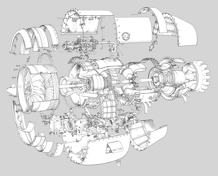Двигатель схема чертеж. Турбина авиационного двигателя схема. Турбина ГТД чертеж. Чертеж авиационного двигателя. Авиадвигатель чертеж.