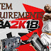 NBA 2K18 System Requirements