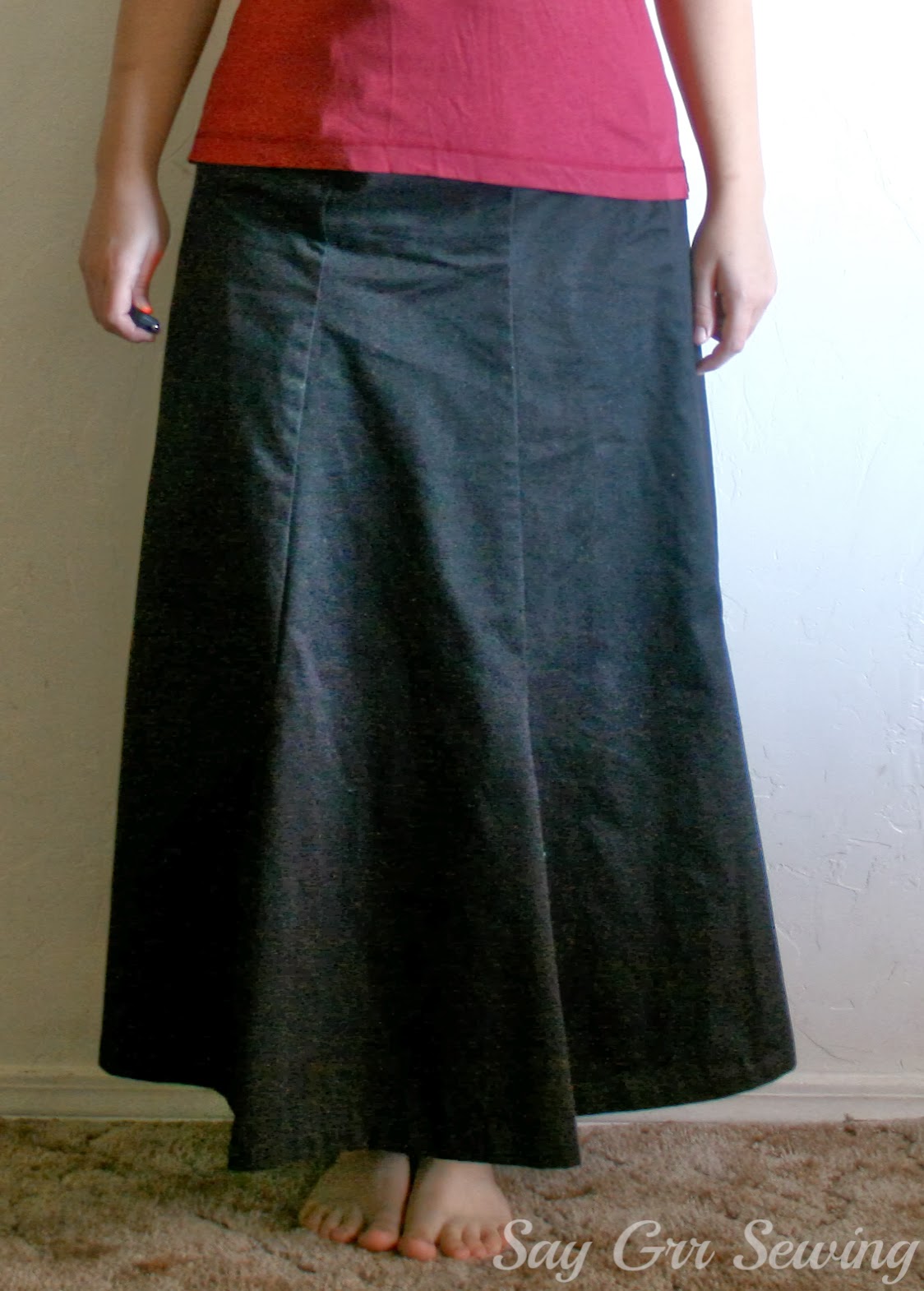 Say Grr Sewing: The Long-Awaited Black Skirt