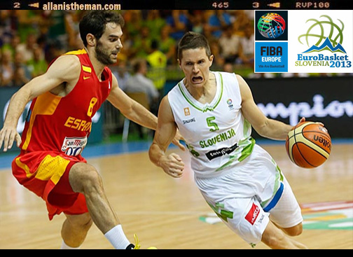 EuroBasket 2013: Slovenia upsets Spain (Highlights Video)