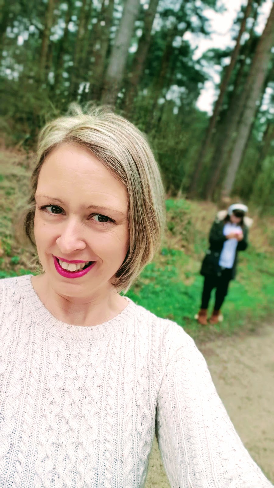 Cream Jumper Dress, Skinny Jeans Claire's World