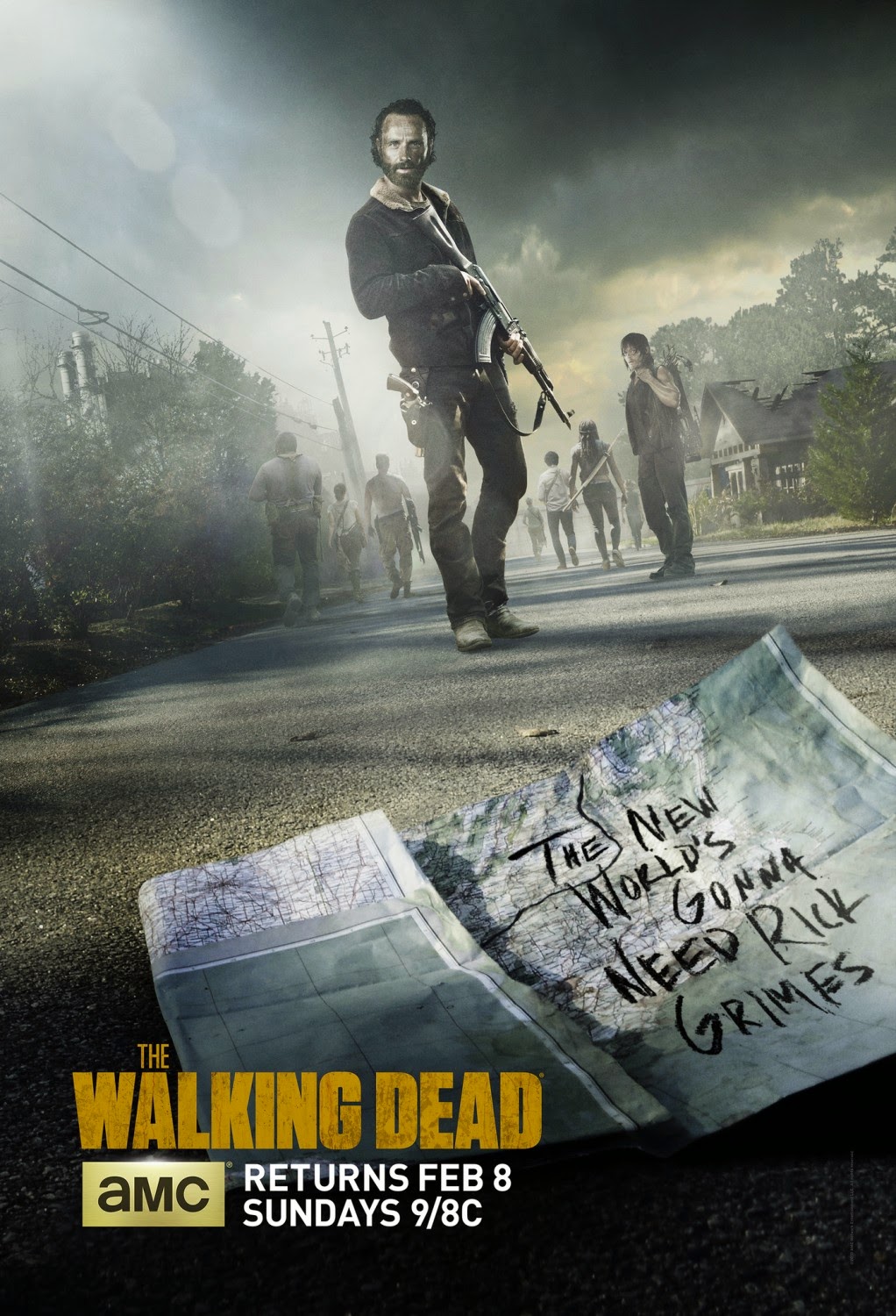 The Walking Dead Season 5, Part II One Sheet Television Poster