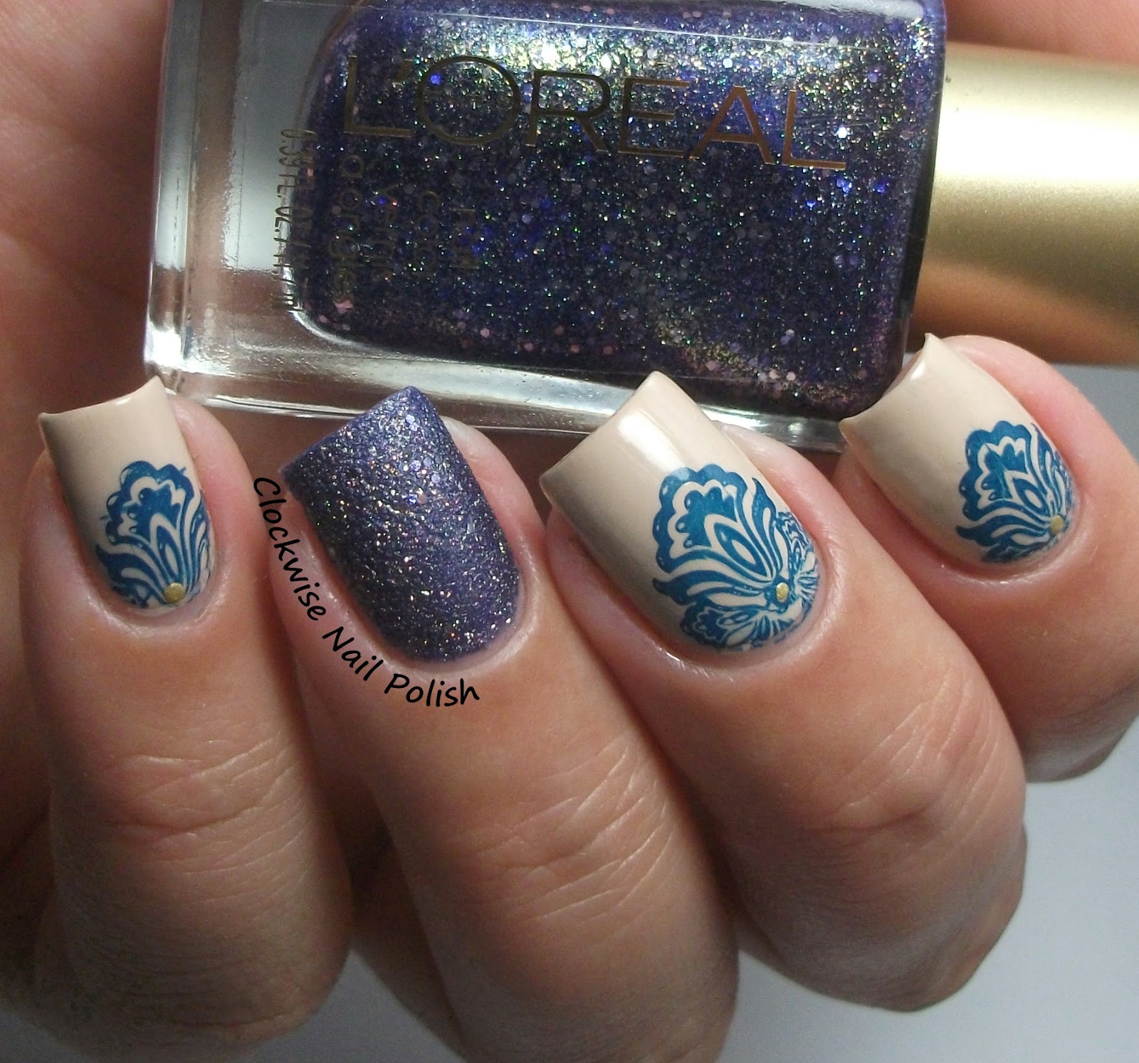 The Clockwise Nail Polish L'Oréal Too Dimensional? & Cuticle Stamping