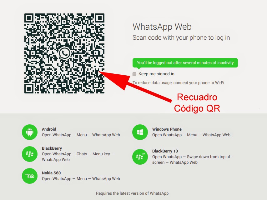 Whatsapp Web Codigo Qr - change comin