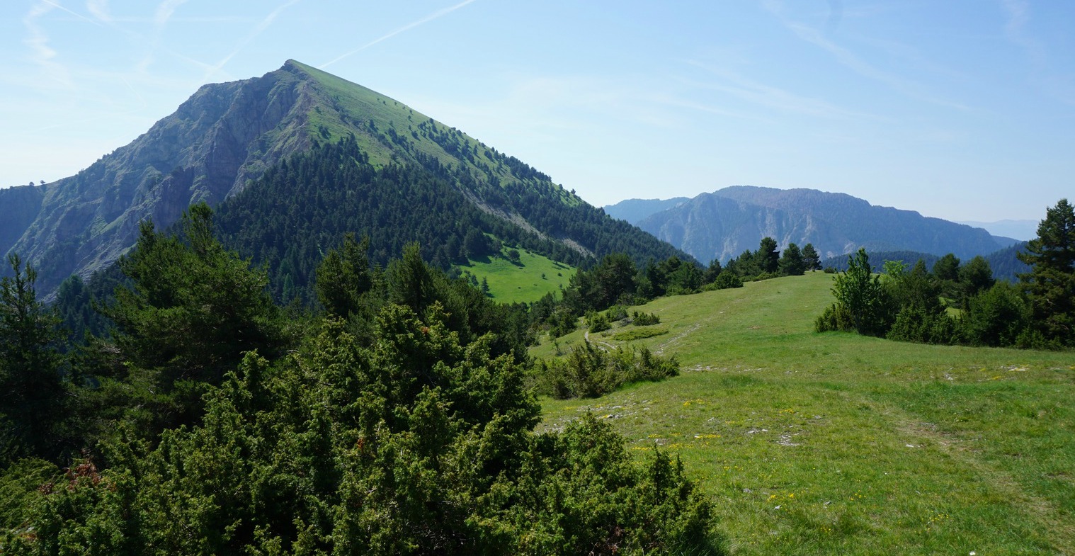 Good trail above Col des Fourches
