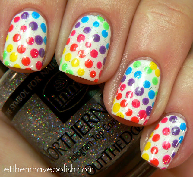Let them have Polish!: 31 Day Challenge! Day 9- Rainbow Nails