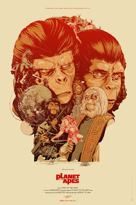 Mondo x Sideshow Collectible Planet of the Apes Screen Print Series - Planet of the Apes by Martin Ansin