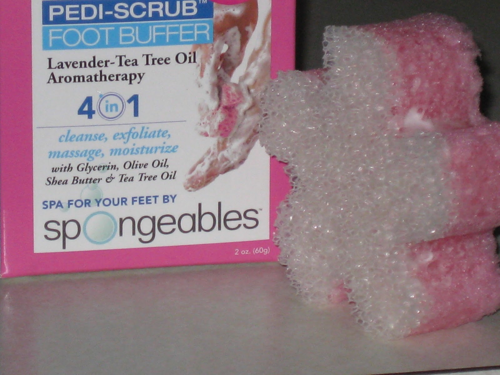 Spongeables Pedi Scrub Foot Buffer