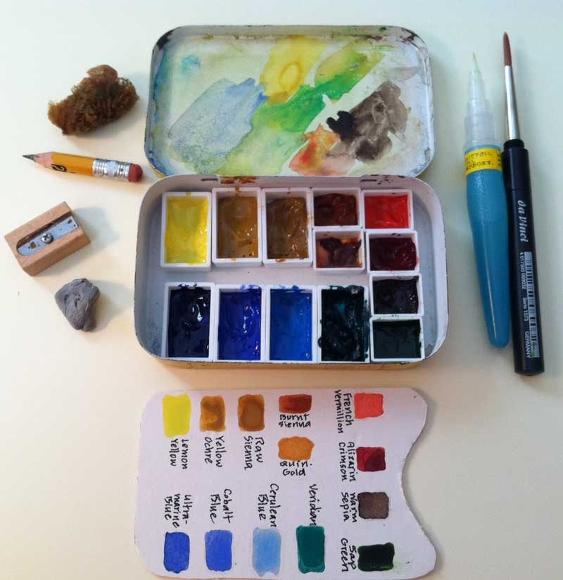 Sketching in Nature: My new paint tin