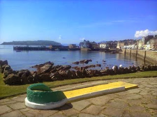 Crazy Golf course in Millport on the Isle of Cumbrae, Scotland