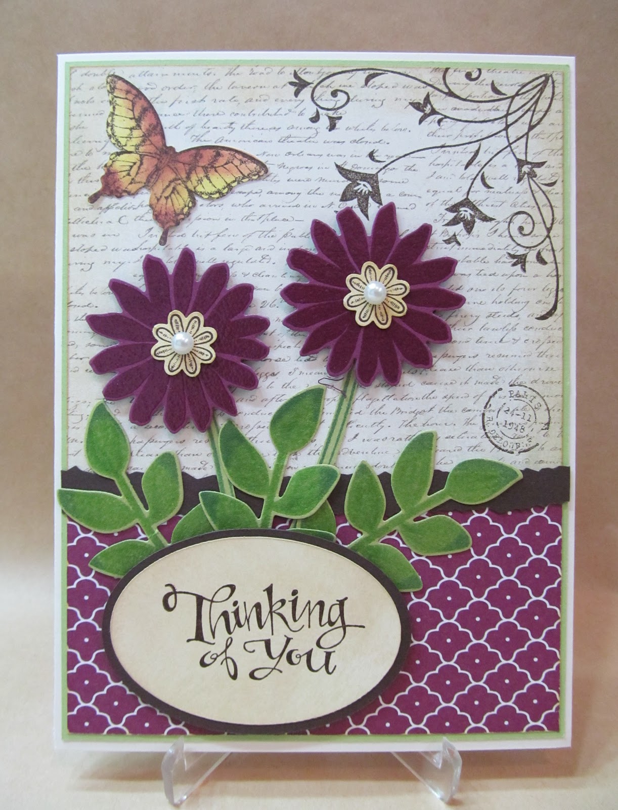 Savvy Handmade Cards Thinking Of You Card