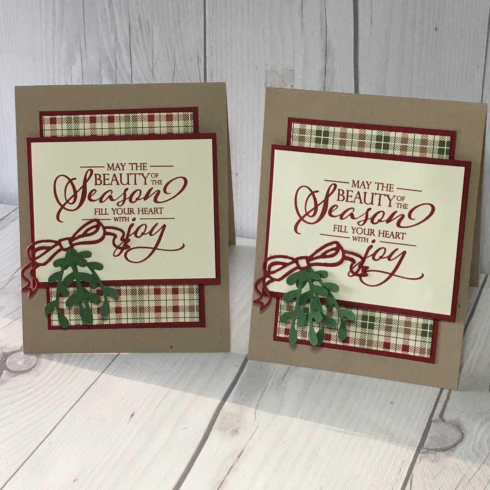 Stampin' Up! Merry Christmas to All Stamp Set perfect for Holiday cards