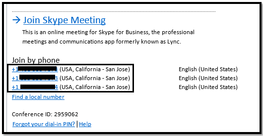 skype for business local number skype for business local number