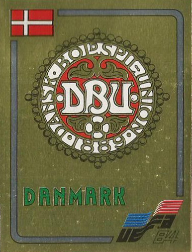 PANINI EURO 77 #030-DENMARK-KOGE 