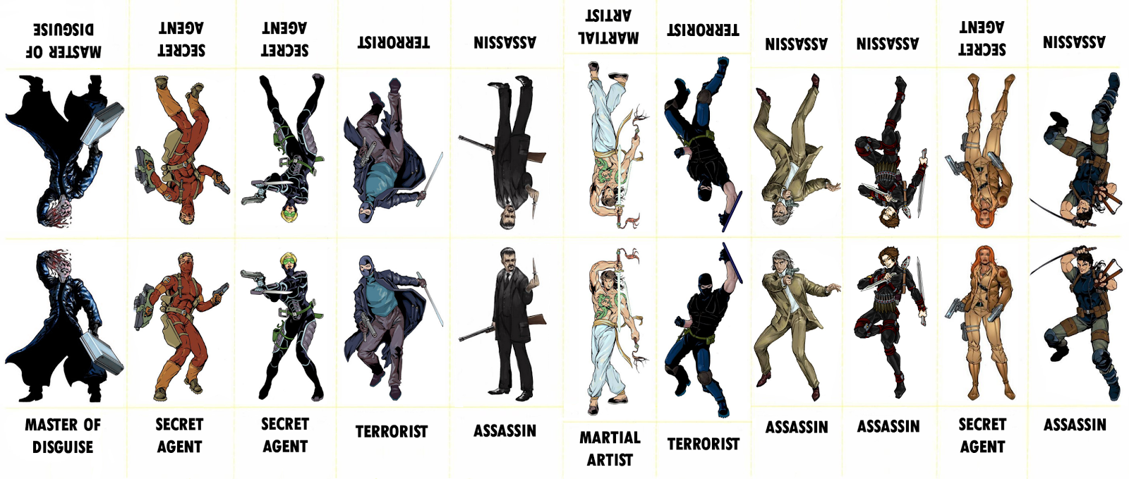 Chapter Unapproved: Paper Miniatures Spies