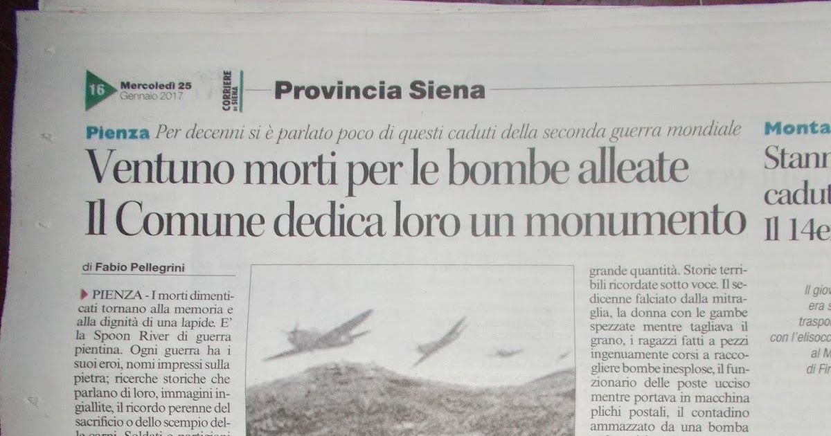 Fabio Pellegrini Notizie dalla Val d'Orcia