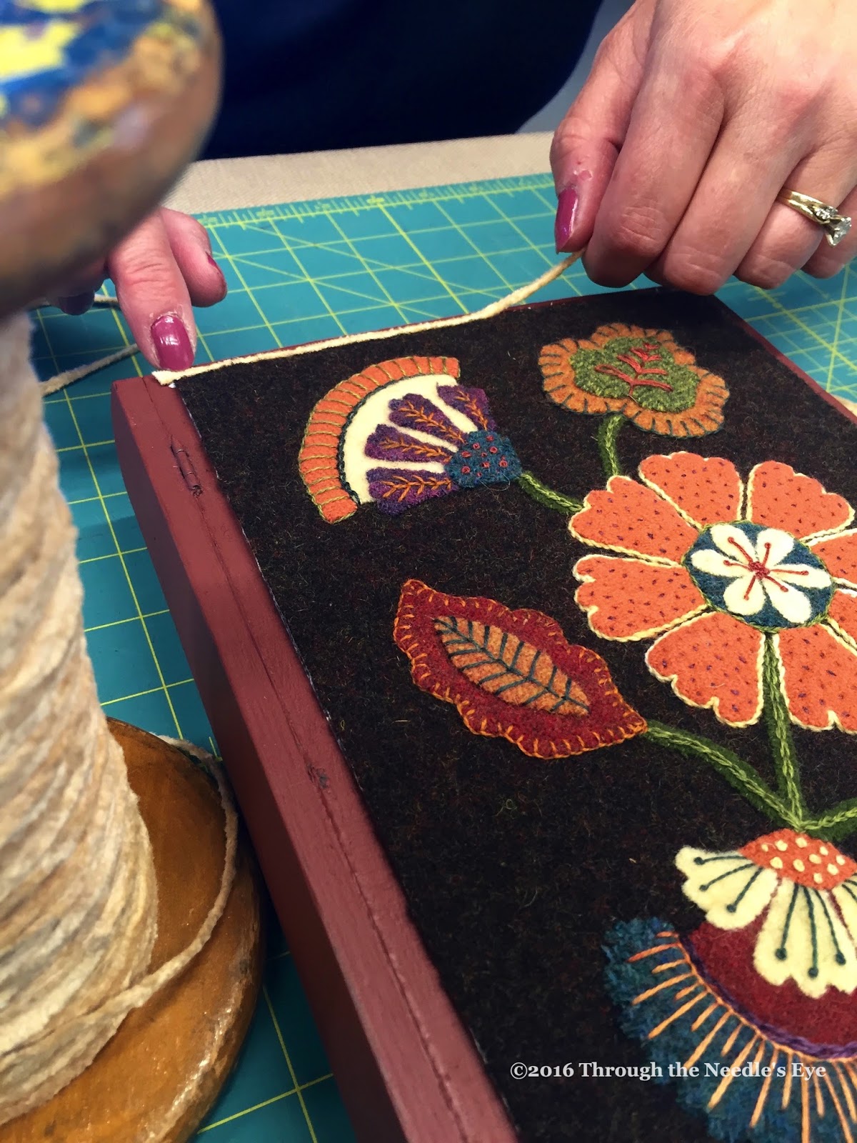 Telling Stories Through the Needle's Eye Marcia's Flowers