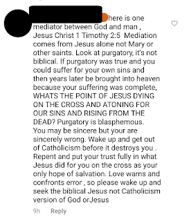 Comment from Instagram