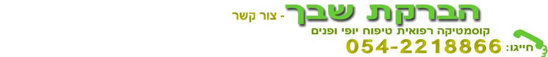 צור קשר הברקת שבך