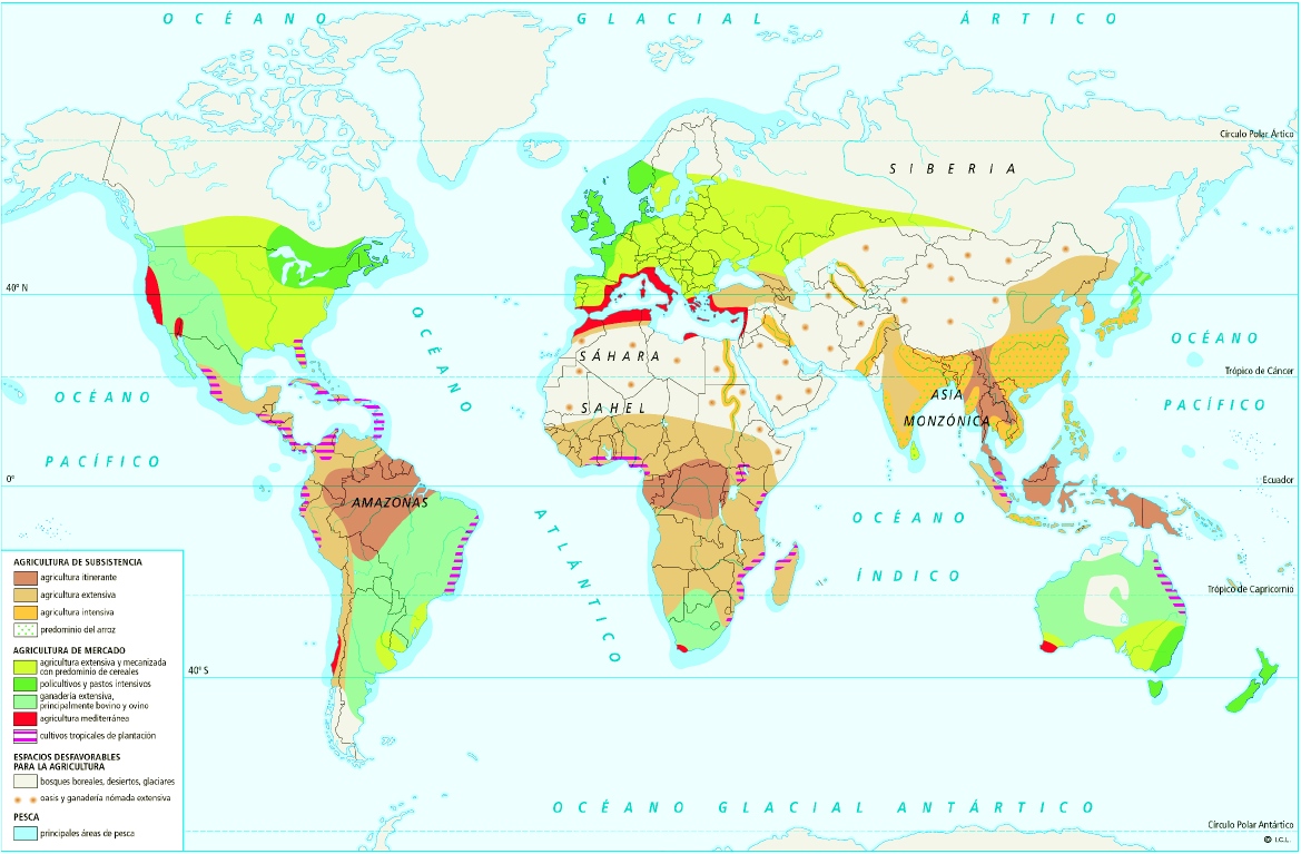 Mapa De Zonas Agricolas Del Mundo meridional-mamen.blogspot.com