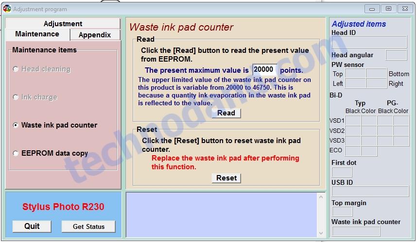 Connex 3300 Settings Connex 3300 Settings