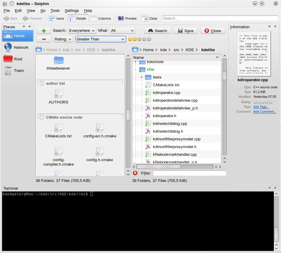 Dolphin, file manager predefinito per KDE 4 facile da usare. Ubuntulandia