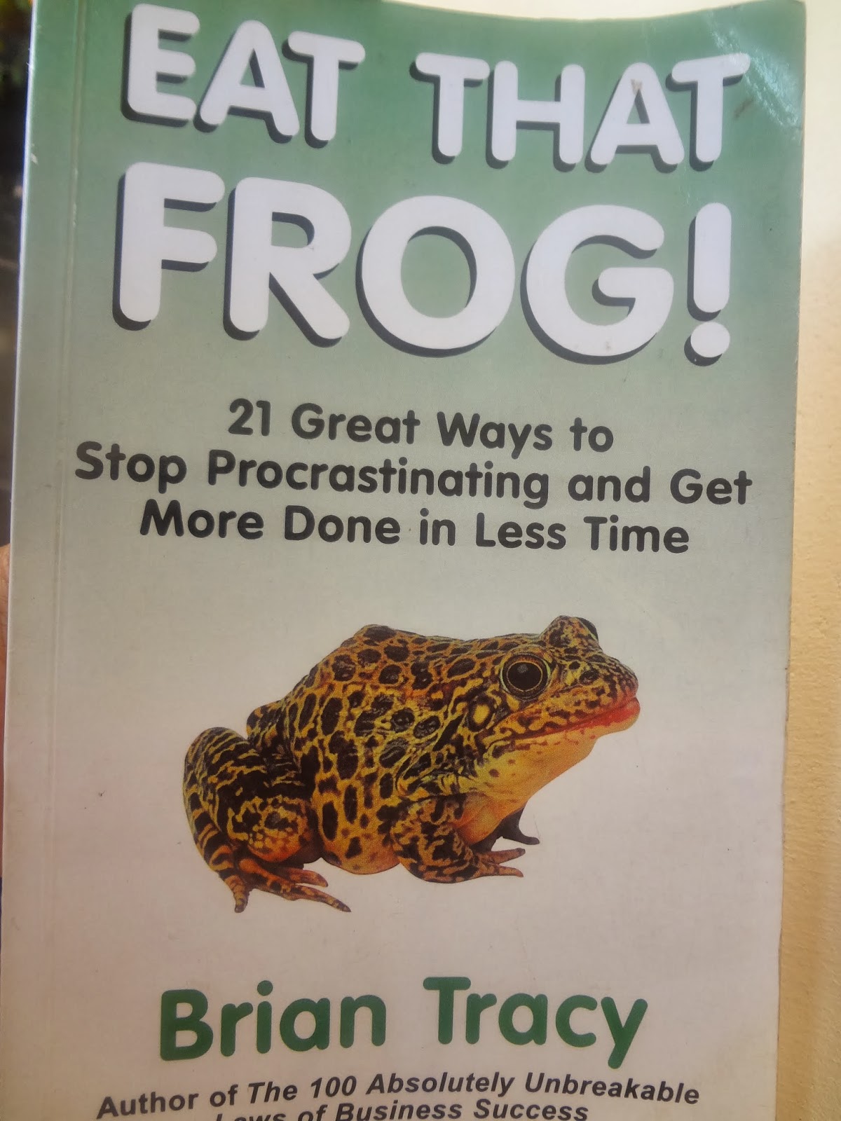 Eat That Frog Worksheets