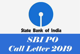 SBI PO Hall ticket 2019, SBI PO Admit card 2019 Download