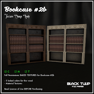 [Black Tulip] Textures - Bookcase #2b
