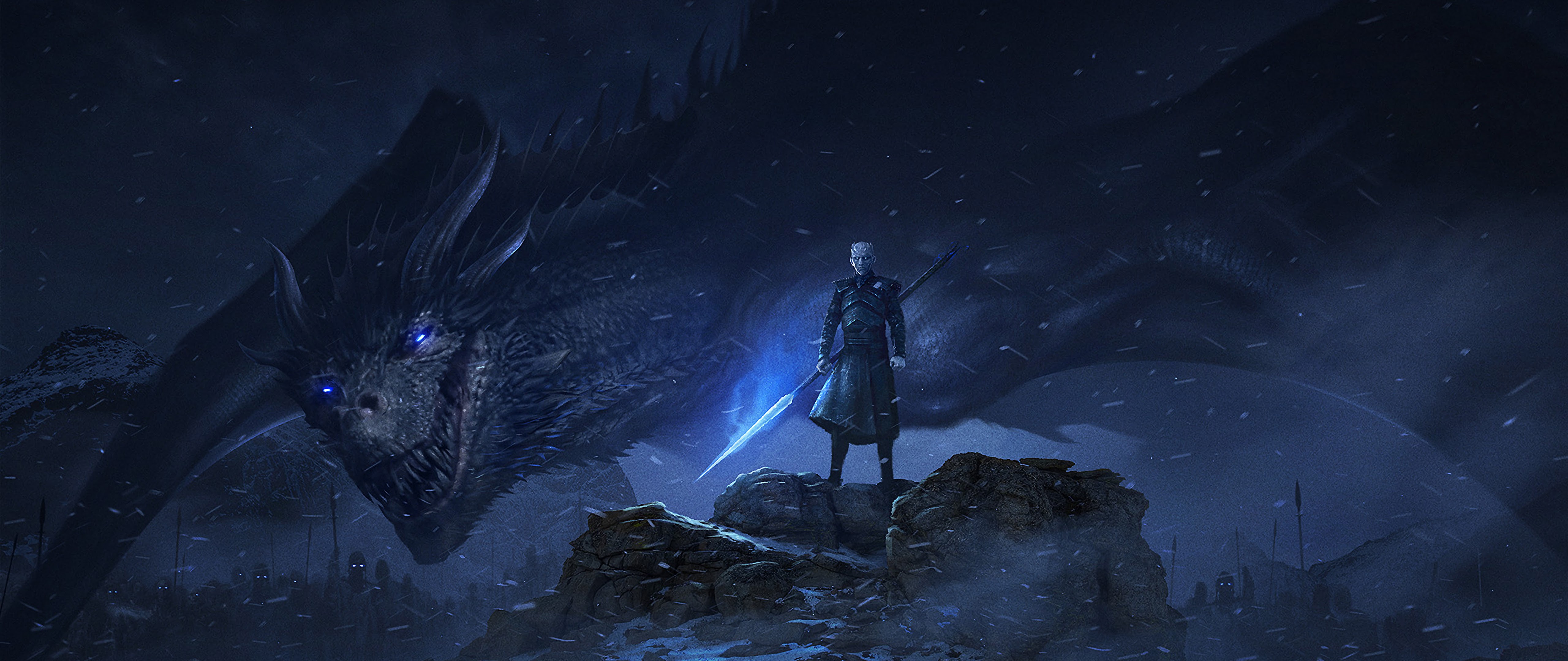 Hình nền Night King Dragon 4K: Sức mạnh của Night King và rồng sẽ hiển hiện trên màn hình của bạn nhờ hình nền 4K chất lượng cao này. Bạn sẽ được trải nghiệm những khoảnh khắc kỳ diệu và đầy phấn khích khi xem màn hình của mình.