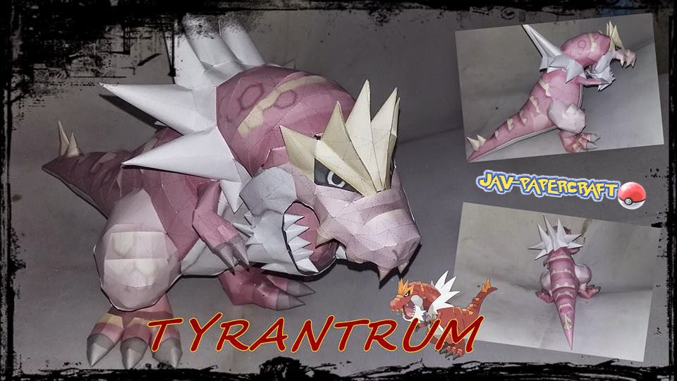 Tyrantrum Paper Model