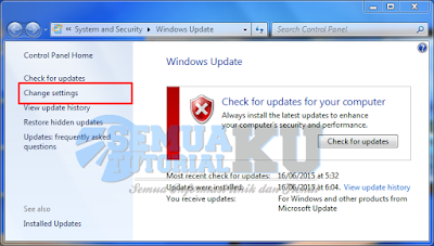Cara Menghentikan Windows Auto Update di Windows 7