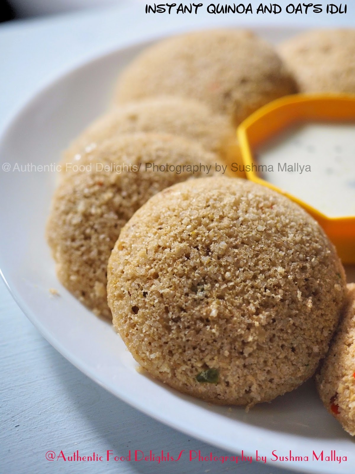 Authentic Food Delights Instant Quinoa and Oats Idli