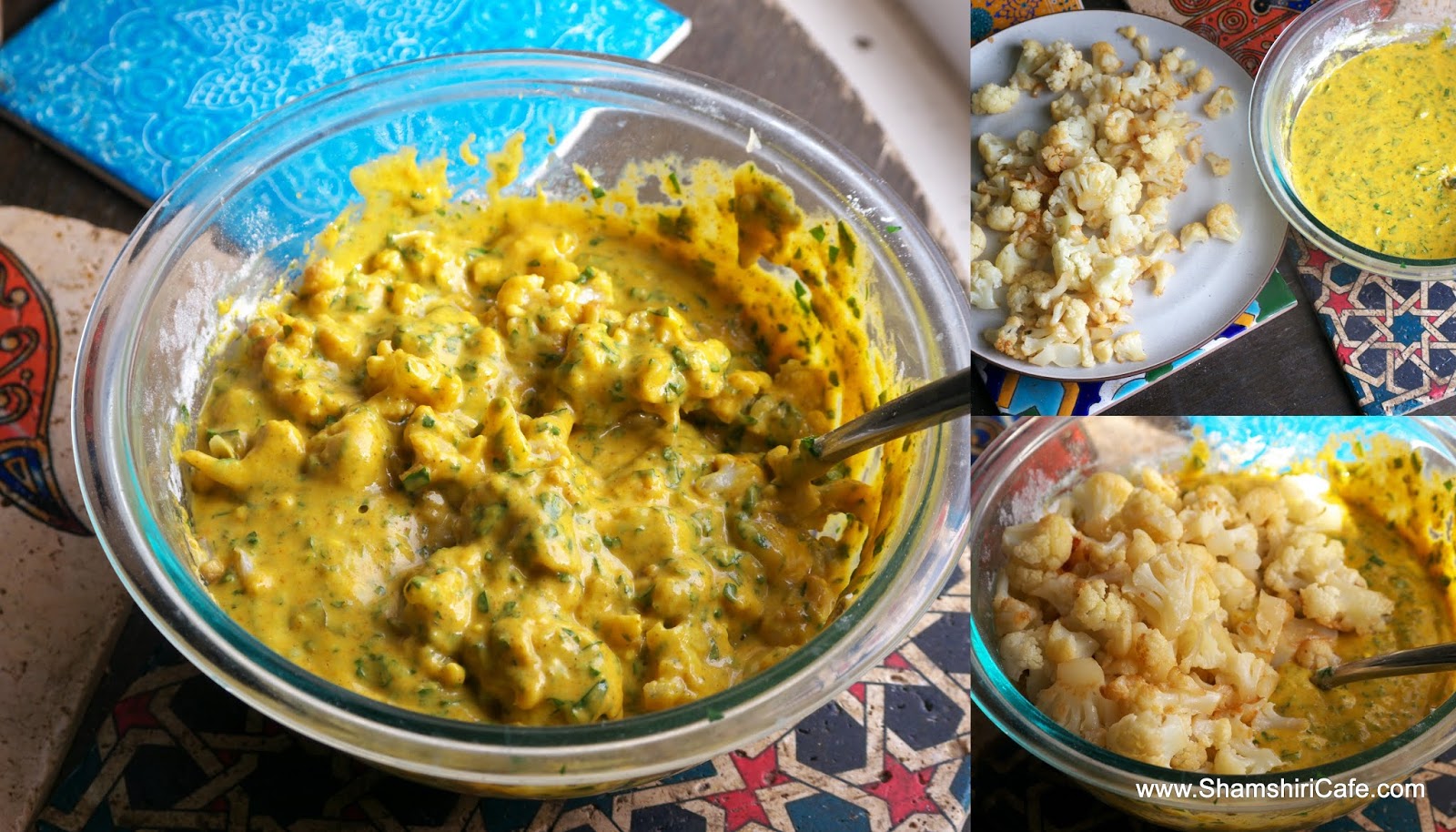 Mshat; Palestinian cauliflower fritter