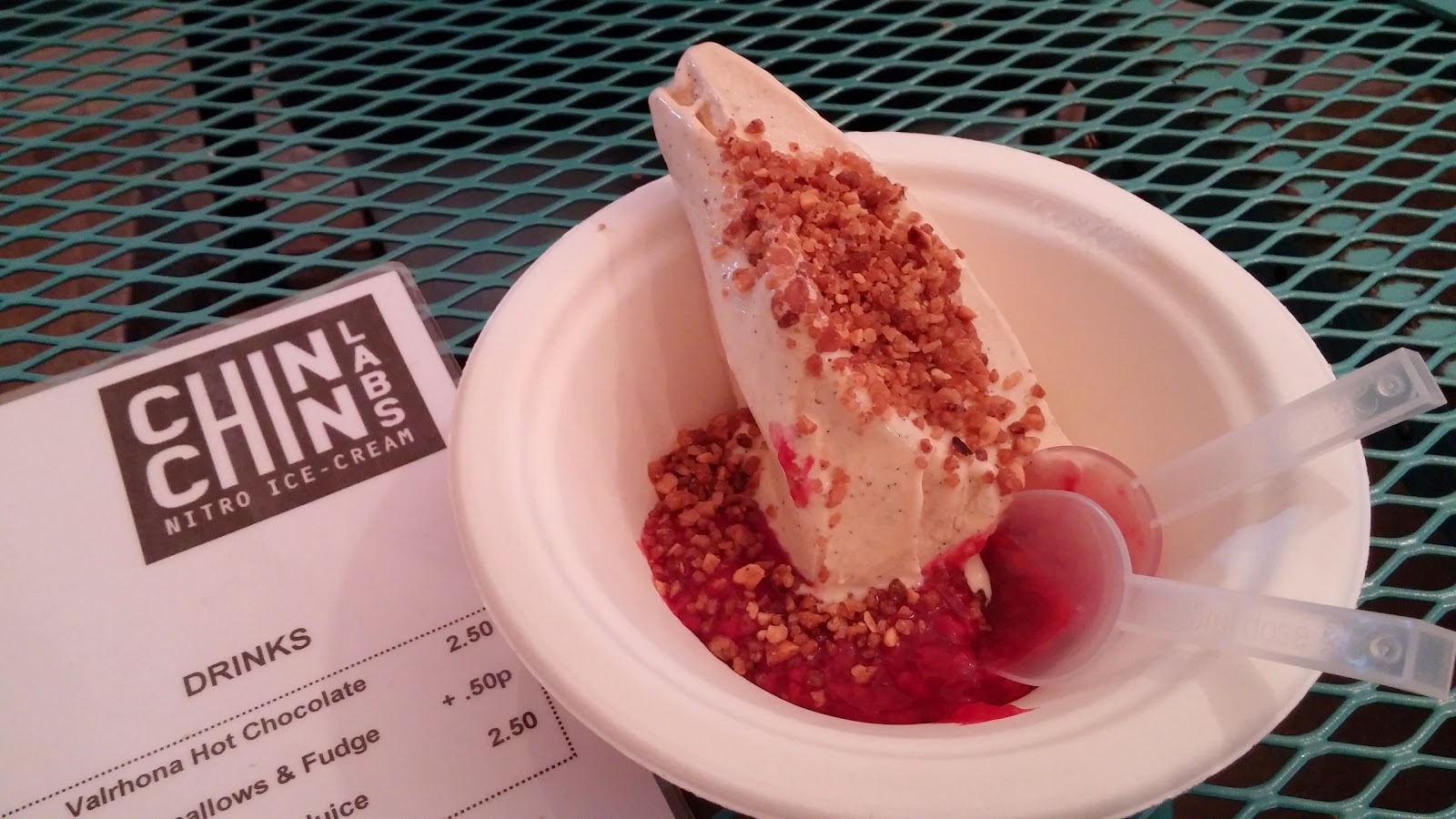 Pic My Food Chin Chin Labs Nitro IceCream nitrogenfrozen ice cream