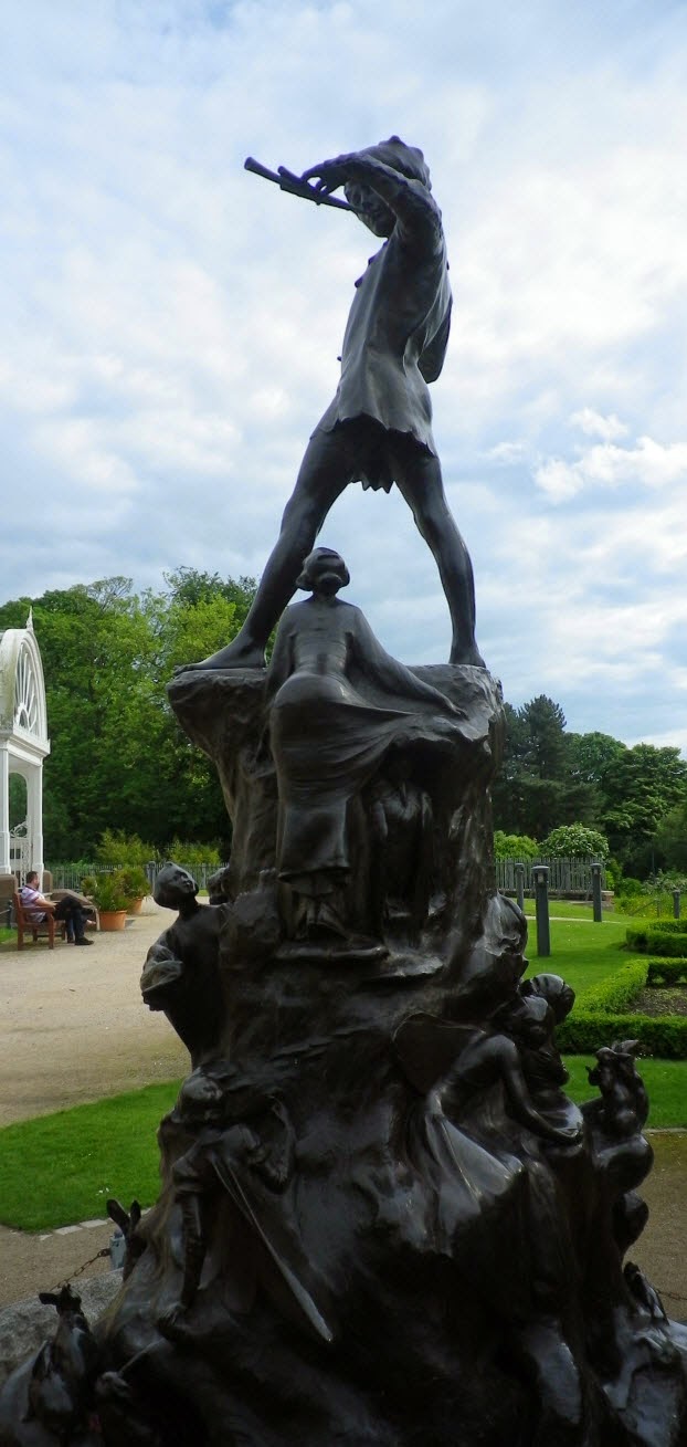 art wonder every day Peter Pan sculpture, Sefton Park, Liverpool