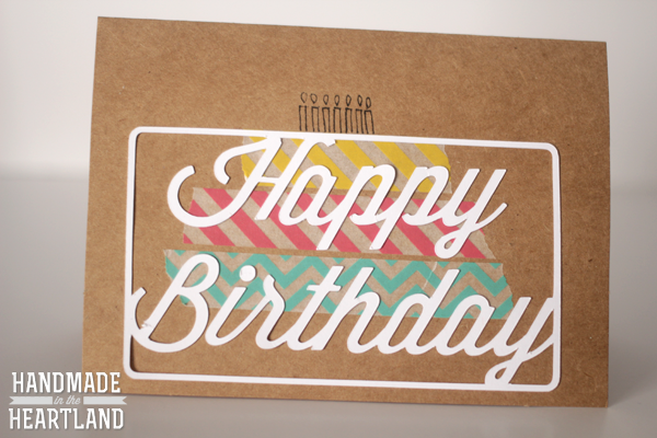 DIY Washi Tape Birthday Cards