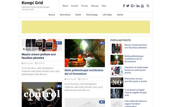 Free Blogger Template - Kompi Grid Free Blogger Template - Kompi Grid