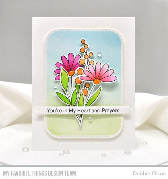 Handmade card by Debbie Olson featuring products from My Favorite Things #mftstamps