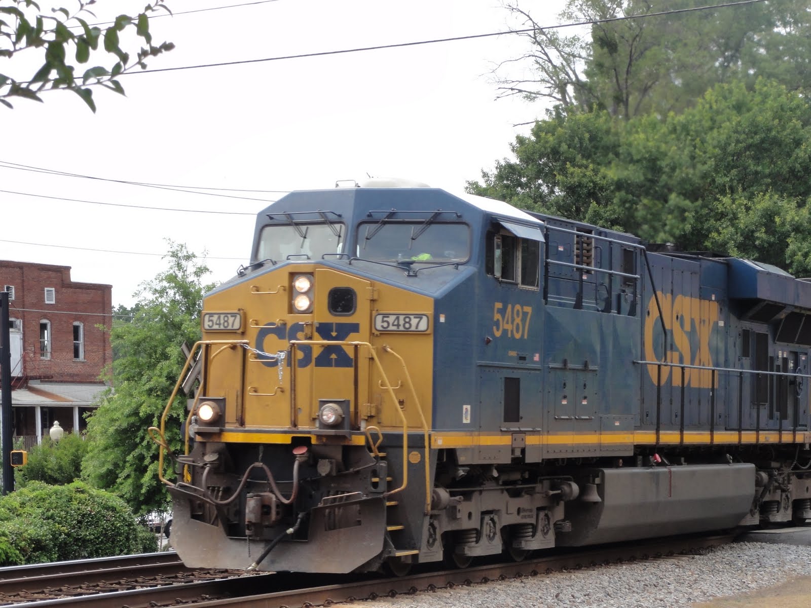 Andrew's Depot Kennesaw, Downtown train watching