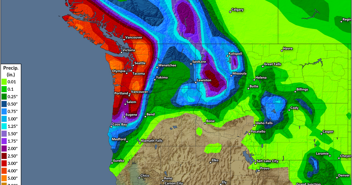 Damweather Unusually Dry Pacific Northwest On Track To See Much Needed Rainfall But Not Enough