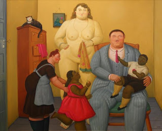 «La familia», autor: Fernando Botero